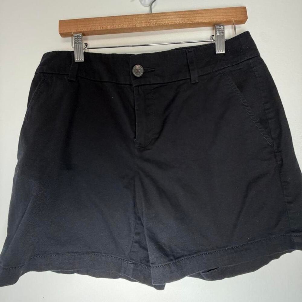 Loft outlet women's black Short Summer essential Chino classic casual